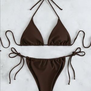 Triangle Thong Bikini Swimsuit